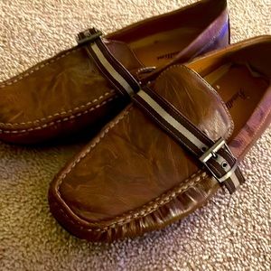 BENETTINI Size 10.5 brown loafers